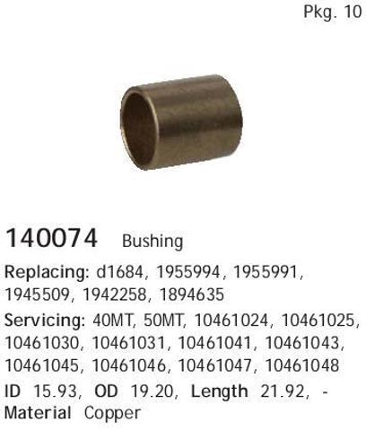 CARGO 140074 Втулка стартера в наличии Житомир