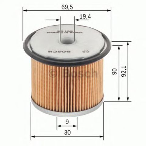 BOSCH 1457429656 Фильтр топливный в наличии Одесса