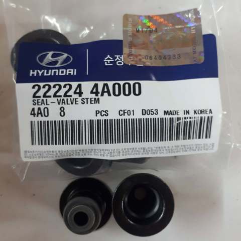 222244A000 HYUNDAI Сальник клапана (маслосъемный), впуск/выпуск купить в Ужгород