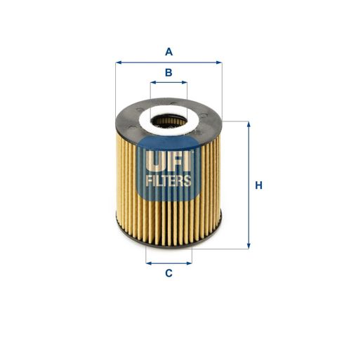 UFI 2505200 Масляный фильтр в наличии Черновцы