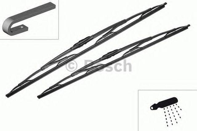 3397001725 BOSCH Щетка-дворник лобового стекла пассажирская купить в Львов