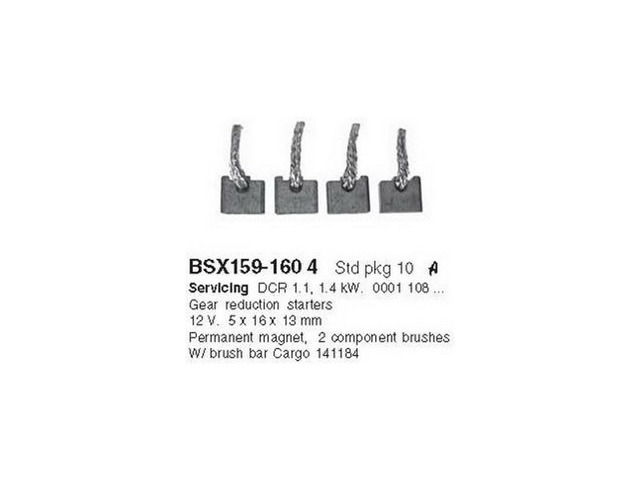 BSX1591604 CARGO Щетка стартера купить в Львов