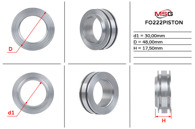 MS GROUP FO222PISTON в наличии Тернополь