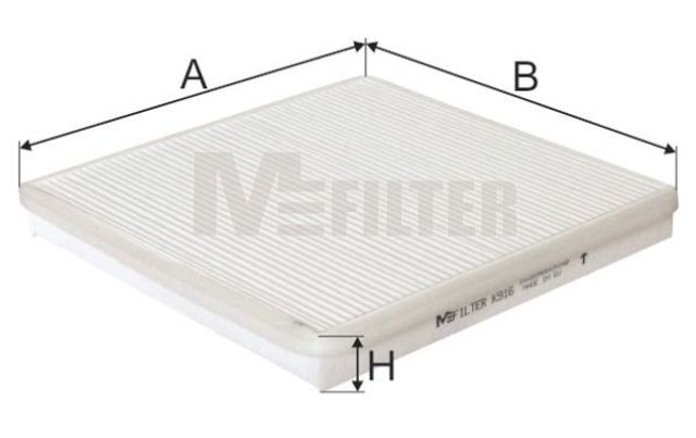 K916 MFILTER Фильтр салона купить в Житомир