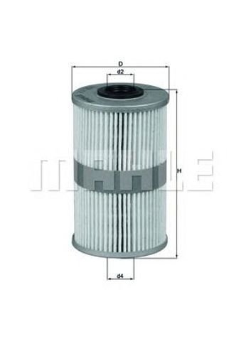 MAHLE KX204D Фильтр топливный в наличии Черкассы