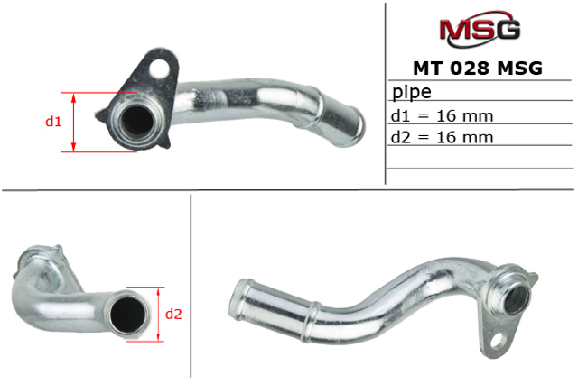 MT028PIPE Ремкомплект насоса ГУР купить Тернополь