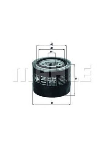 MAHLE OC204 Масляный фильтр в наличии Чернигов