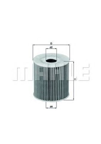 OX149D MAHLE Масляный фильтр купить в Винница