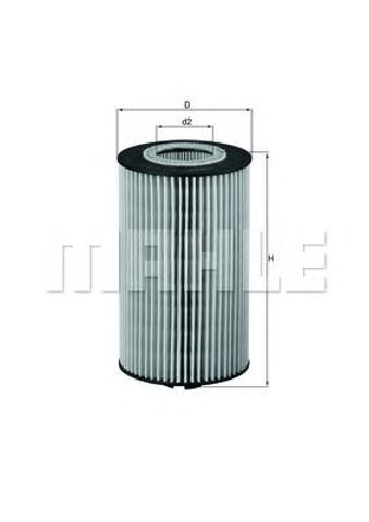 MAHLE OX161D Масляный фильтр в наличии Полтава