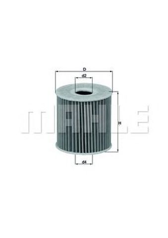MAHLE OX192D Фильтр масляный в наличии Запорожье
