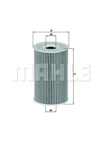 MAHLE OX351D Масляный фильтр в наличии Чернигов