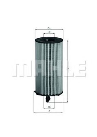 MAHLE OX354D Масляный фильтр в наличии Полтава