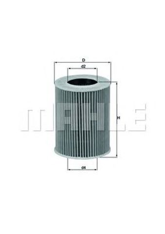 MAHLE OX369D Фильтр масляный в наличии Украина