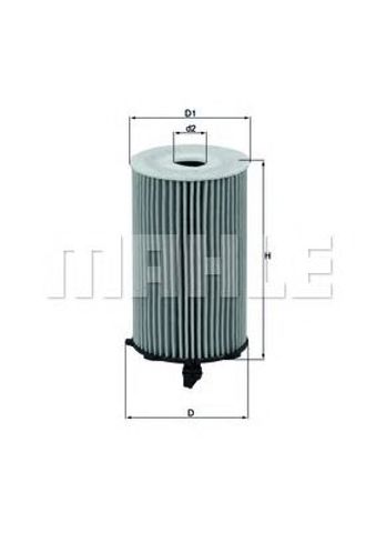 MAHLE OX417D Масляный фильтр в наличии Днепр