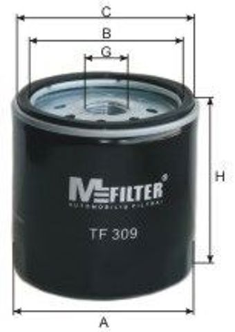 TF309 MFILTER Фильтр масляный купить в Одесса