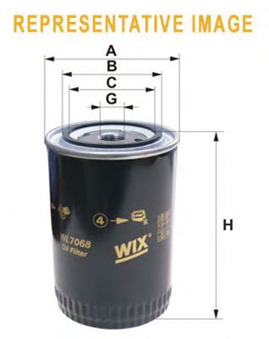 WIX WL7409 Масляный фильтр в наличии Одесса