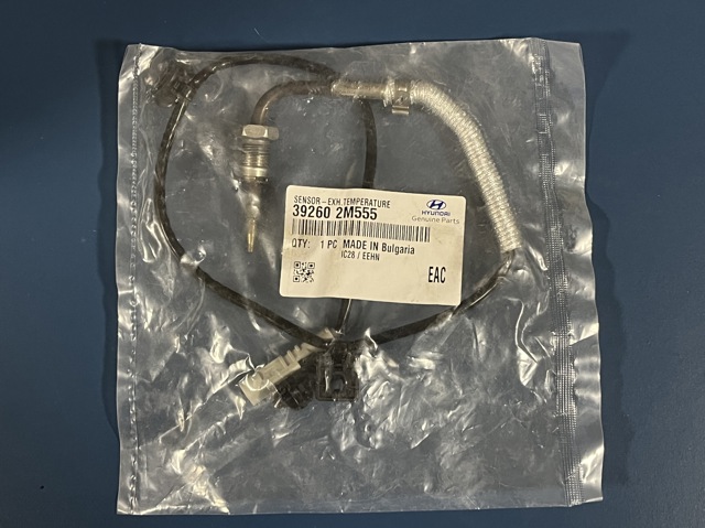392602M555 HYUNDAI Датчик температуры отработавших газов (ОГ), после сажевого фильтра купить в Львов