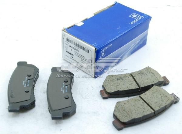 GM 96800089 Колодки тормозные задние дисковые в наличии Харьков