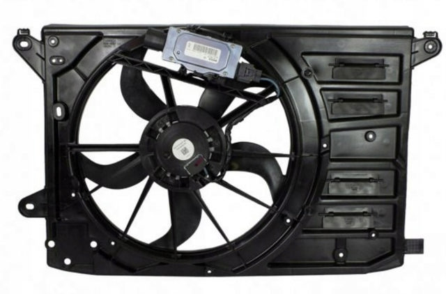 DS7Z8C607B FORD Диффузор радиатора охлаждения, в сборе с мотором и крыльчаткой купить в Житомир