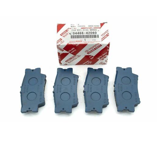 Колодки на тормоз задний дисковый 0446642060 TOYOTA