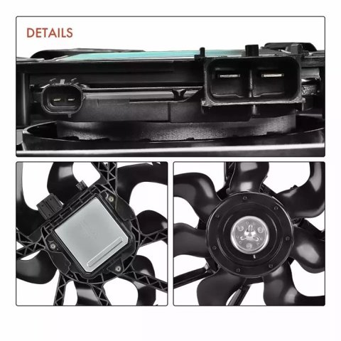 Диффузор радиатора охлаждения в сборе с крыльчаткой 16360F0100 TOYOTA