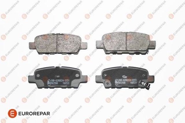Колодки дисковые  1639378380 EUROREPAR