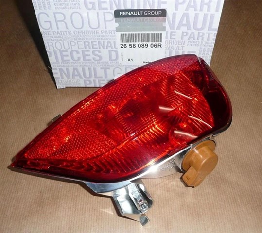Фонарь противотуманный задний, правый 265808906R RENAULT