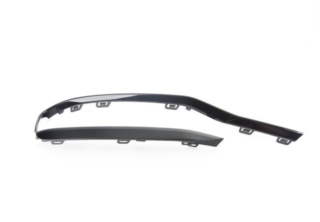 Молдинг решетки переднего бампера, левый Бмв 3