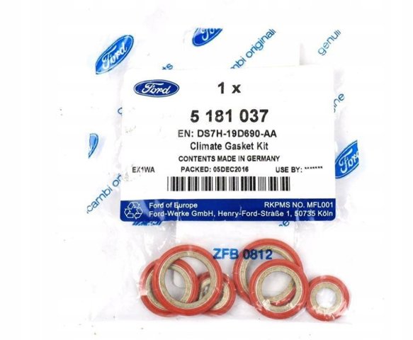 Прокладка трубки кондиционера 5181037 FORD