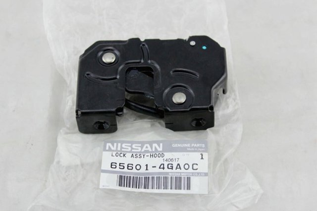 Запор капота (замок и привод замка капота) 656014GA0C NISSAN