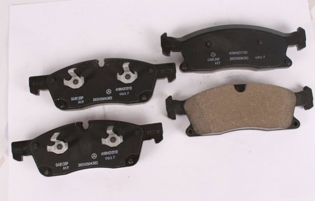 Колодки тормозные дисковые комплект A0004201305 MERCEDES