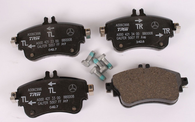 0004202902 MERCEDES Колодки тормозные передние дисковые купить в Полтава