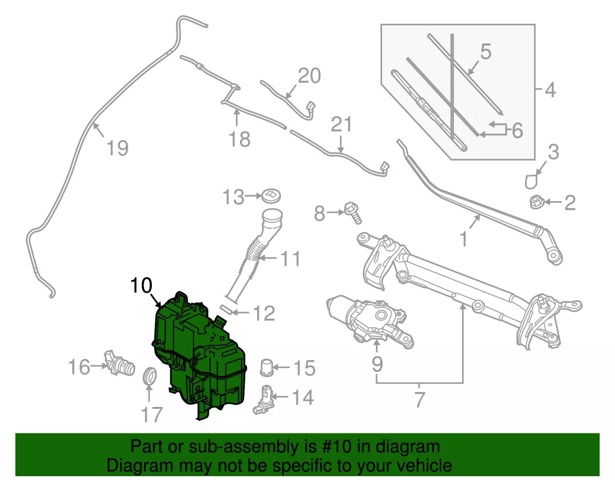 BJT667481 MAZDA Бачок омывателя купить в Чернигов