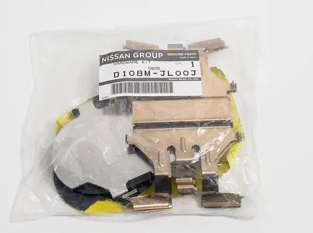 Пластина противоскрипная крепления тормозной колодки, передней D108MJL00J NISSAN