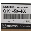 Накладка (молдинг) порога наружная правая GHK150480 MAZDA