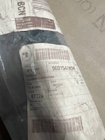 960154785R RENAULT Спойлер переднего бампера купить в Полтава