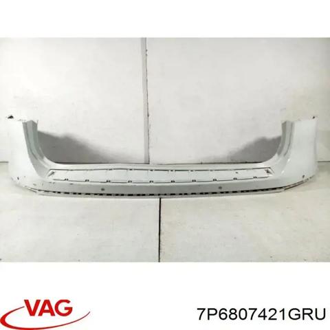 Бампер задний 7P6807421GRU VAG
