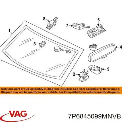 Автомобильные стекла 7P6845099MNVB VAG