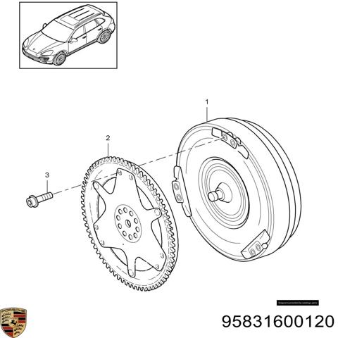 Передача гидромеханическая (ГМП) 95831600120 PORSCHE