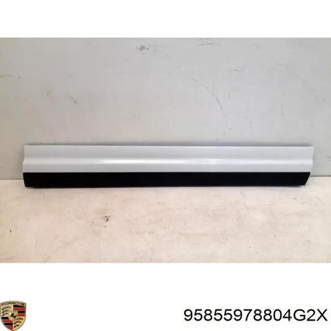 Молдинг двери передней правой нижний 95855978804G2X PORSCHE