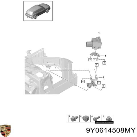 Блок ABS гидравлический 9Y0614508MY PORSCHE