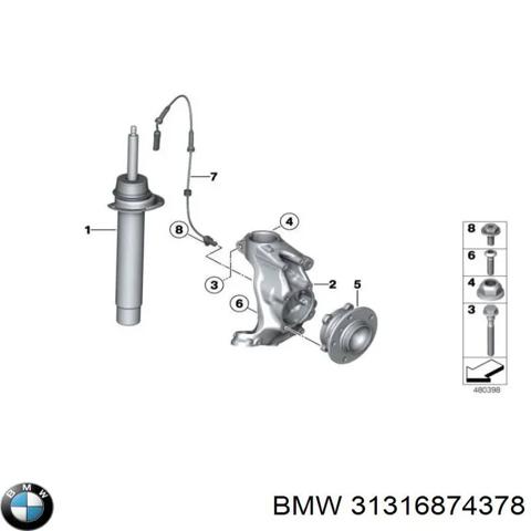 31316874378 BMW Амортизатор передний купить в Днепр
