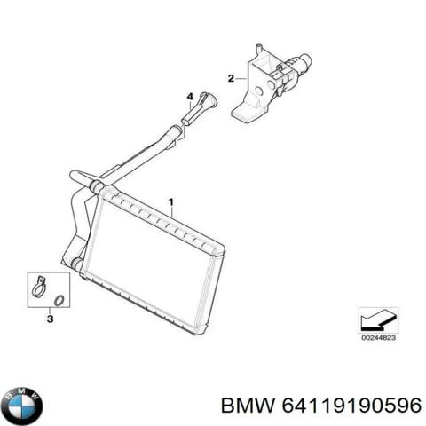 64119190596 BMW Радиатор печки (отопителя) купить в Каменское