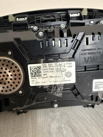 3G0920791C VAG Приборная доска (щиток приборов) купить в Львов