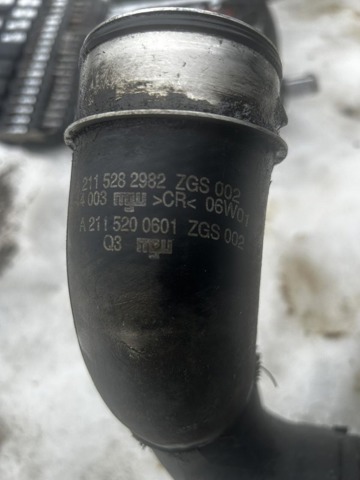 A2115282982 MERCEDES Патрубок интеркулера купить в Тернополь