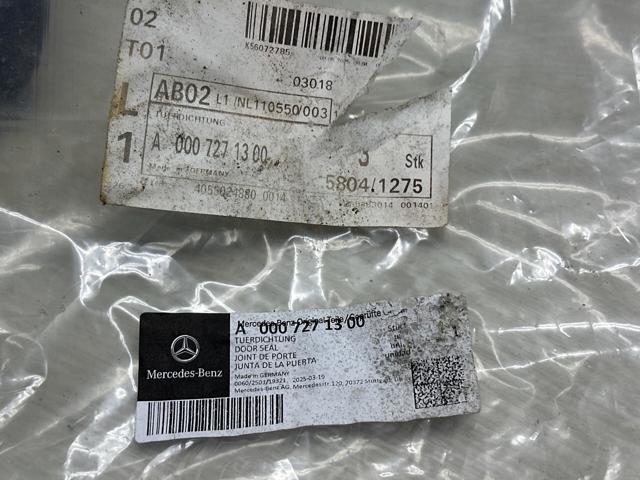 A0007271300 MERCEDES Уплотнитель двери задней (на кузове) купить в Тернополь