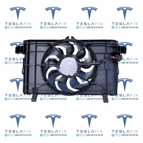 Tesla Model 149417900A Диффузор радиатора охлаждения, в сборе с мотором и крыльчаткой в наличии Житомир