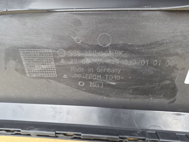 VAG 5G6807417BQGRU Задний бампер в наличии Ровно