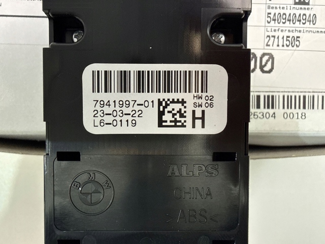 Кнопки переднего левого стеклоподъёмника 7941997 BMW
