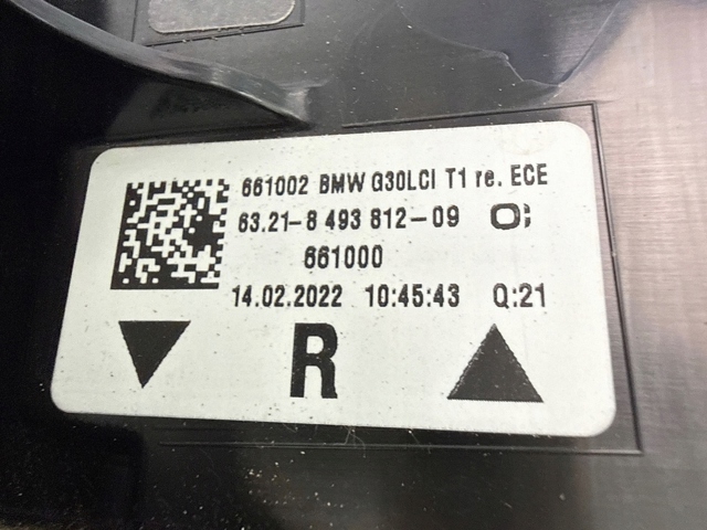 8493812 BMW Фонарь задний правый внешний купить в Винница